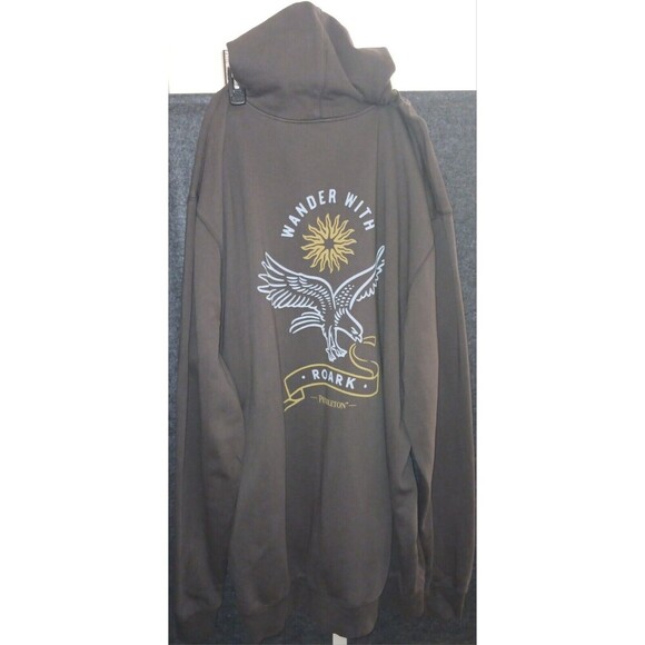Roark x Pendleton Mens XXXL 3XL Hoodie Brown Sweater Wander With Roark Eagle - Picture 1 of 16